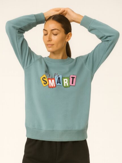 Памучна блуза Let`s be smart