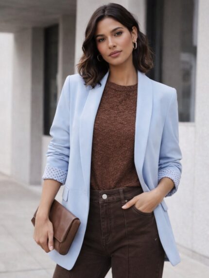 Сако со постава со точки